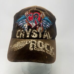 Crystal Rock by Crystal Audigier Brown Mesh Trucker Hat
